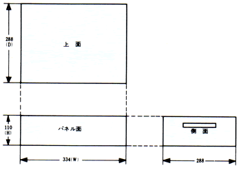 IVG-1ALT型外形寸法図
